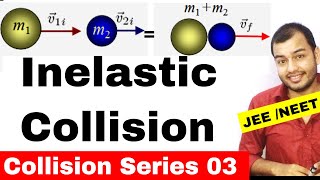 Centre Of Mass 09  Collision Series 03  Inelastic Collisions IIT JEE  NEET [upl. by Paquito737]