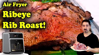 Perfect Ribeye Rib Roast Steak in Air Fryer  Juicy and Tender [upl. by Stearne750]