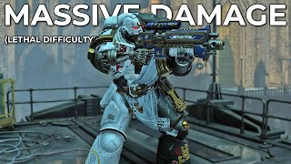 Space Marine 2 – Insane Tactical Damage Trivializes Chaos On Lethal Difficulty Solo Bolt Rifle [upl. by Lewse]