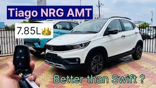 Tata Tiago NRG XZA  Better Than Swift   Tiago NRG AMT Review  785L [upl. by Secnirp265]