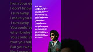 Weeknd  Save Your Tears Lyrics theweeknd shorts short saveyourtears [upl. by Nimoynib]