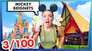 EVERYTHING in Disney World in 100 Days  Episode 3 Mickey Beignets and Magic Kingdom Fun [upl. by Aloke]