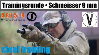 Schmeisser AR159 • Trainingsrunde Steel • 9 mm Para • On Tour vprojekte nr 9 • 9er Carbine [upl. by Bumgardner]