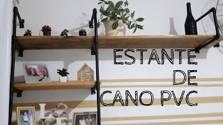 COMO FAZER UMA ESTANTE DE CANO PVC SEM FLANGE E SEM QUEBRAR A PAREDE [upl. by Olegnaid243]