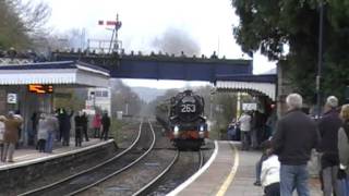 2 HELLFIRE steam tours through Abergavenny 261111 [upl. by Mela]