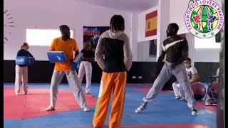 Anthony Obame amp Cheick Sallah  World amp Olympic Champion Taekwondo Training for Tokyo 2021 Olympics [upl. by Neened]