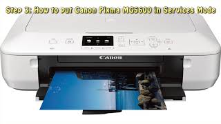 Reset Canon Pixma MG5600 Waste Ink Pad Counter [upl. by Atlante]