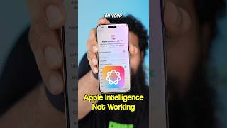 Nahi chalraha Apple Intelligence shorts [upl. by Nollat]