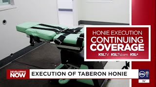 Live coverage of Utahs execution of Taberon Honie [upl. by Atnoved]