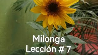 milonga lección  7 [upl. by Osmond425]