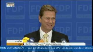 Westerwelle über English Altgriechisch und sein BBCInterview [upl. by Rosenberger]