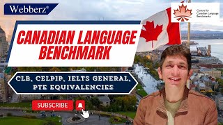 Canadian Language Benchmark l CLB CELPIP IELTS GENERAL PTE Equivalencies l wwwwebberzin [upl. by Ailegnave]