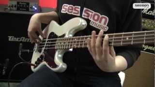 FENDER Blacktop Jazz Bass RW WCP [upl. by Southworth294]