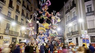 Spains Las Fallas festival A celebration of art satire and fire [upl. by Enihpad]