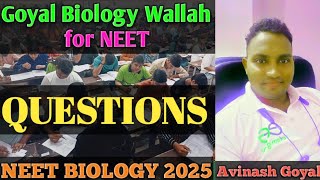 TOP 100 QUESTIONS for NEET UG 2025 [upl. by Dorothi]