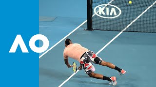 Top 3 Plays from Nick Kyrgios vs Karen Khachanov [upl. by Elocel]