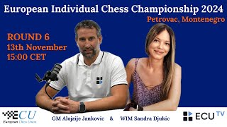 European Individual Chess Championship 2024  Round 6 Live [upl. by Truelove695]