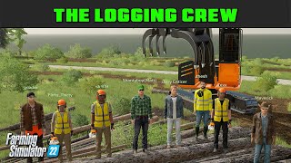 Well Oiled Skidding Machine  Logging Crew 105  Farming Simulator 2022  FDR Logging [upl. by Rehposirhc]