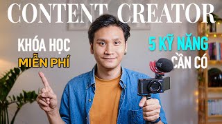 LỘ TRÌNH bài bản để trở thành Content Creator năm 2024 [upl. by Lisle]