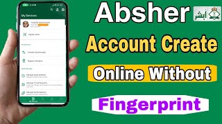 Absher Account Registration Online  Absher Account Kaise Banaye Absher Account Without Fingerprint [upl. by Fredrick]