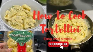 How To Cook Tortellini  Easy Tortellini Recipe [upl. by Lon854]