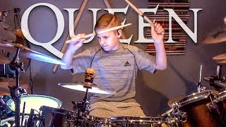 BOHEMIAN RHAPSODY  QUEEN 11 year old drummer [upl. by Elaval]