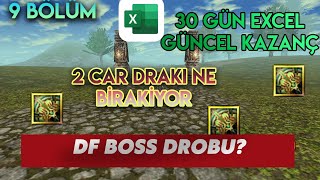 9 bölüm 2 car draki excel ile 30 günük etkınlık farmı knightonline [upl. by Yramliw175]