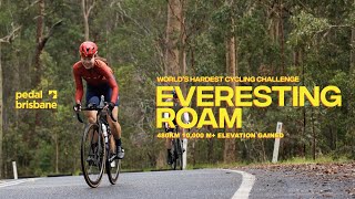 Gold Coast to Brisbane Everesting Roam Ride 480km 10000m elevation gained [upl. by Rhoads]