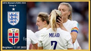 80  11072022  England vs Norway  UEFA Womens Euro 2022  Group A weuro2022 [upl. by Kcered]