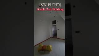 JSW PAINTS PUTTY DOUBLE COAT FINISHING love viralshort trendingshorts [upl. by Gwenora425]