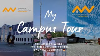 Weiden Business School  German Public University Campus Tour  Bavaria Germany [upl. by Chemarin]