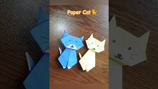 Paper Cat diy Easy Crafting for kids ArasEasyArt papercraft cat diy origami cute cutecat [upl. by Kelley729]