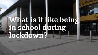 What’s it like being at school during COVID19  BBC Young Reporter [upl. by Nwadrebma]