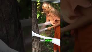 This Girl Made A Tree House Using Plastic Sheets [upl. by Ikkela468]