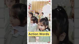 Watch our little ones in action as they learn new words like ‘run 🏃‍♂️👏 ActionWordsFun [upl. by Laertnom]