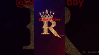 R design letter alex RG boy [upl. by Akkahs]