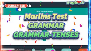 Marlins Test For Seafarer  Grammar Grammar  Tenses [upl. by Nuavahs]