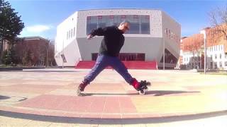 How to Turn on Inline Skates  Rollerblading for Beginners 2 [upl. by Linea]