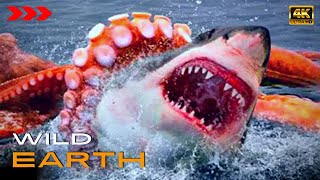 Giant Pacific Octopus  The insidious monster of the Ocean 4K WILD Earth [upl. by Jurkoic]