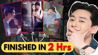 Top 10 Shortest KDramas to Binge in One Sitting Part 2  Hindi [upl. by Bega]