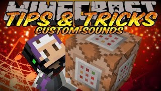 Minecraft Tips And Tricks  Custom Sounds with Resource Packs amp Command Blocks [upl. by Marijo836]