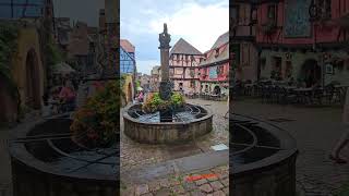 riquewihr alsace France 4k July 2024  Ρικβιρ Γαλλία  το πανέμορφο Αλσατικό χωριό [upl. by Ahsemrac]