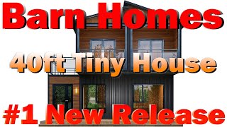 Barn Homes Double Story Flat Pack House with Bathroom and Kitchen Foldable Tiny Home 20ft amp 40ft [upl. by Lyrradal]