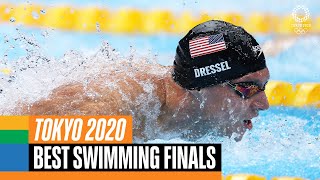 🏊‍♀️ 🏊🏻‍♂️ The best swimming finals at Tokyo2020  Top Moments [upl. by Heisser]