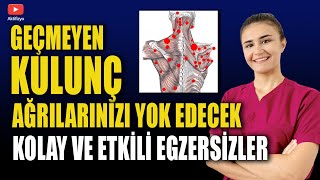 KULUNÇ AĞRISI EGZERSİZLERİ Kolay ve Etkili Egzersizler [upl. by Jaqitsch]