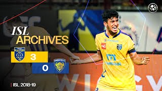 ISL Archives  Kerala Blasters FC 30 Chennaiyin FC [upl. by Trab421]