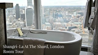 ShangriLa At The Shard London Room Tour  London Five Star Hotel [upl. by Yragerg856]