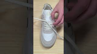 How to lace Veja sneakers 👟 veja vejasneakers howto laces tips tuto tutorial sneakers [upl. by Dnalra296]