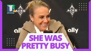 Becky Hammon on Aja Wilson WINNING the Dawn Staley Award and her RELATIONSHIP with Cheryl Reeve [upl. by Emily]