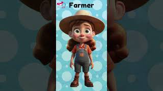 Names Occupations for children shorts 3  Toddlers learning videofunlearning childrenslearning [upl. by Nevaeh]